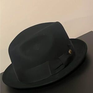 Vincent and Clark Vintage Stylish Black Tophat 7 1/4
